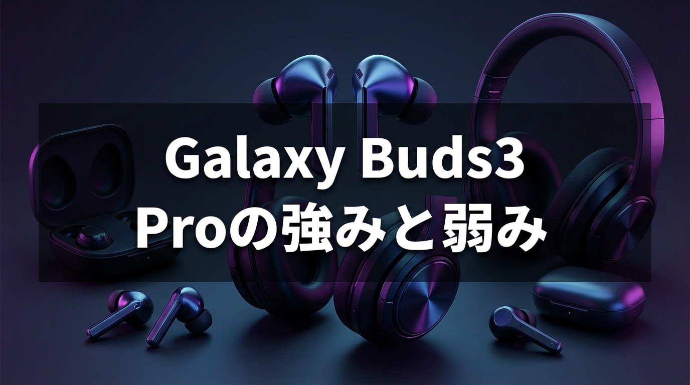 Galaxy Buds3 Proの強みと弱み