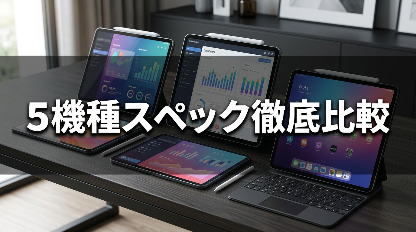 5機種スペック徹底比較