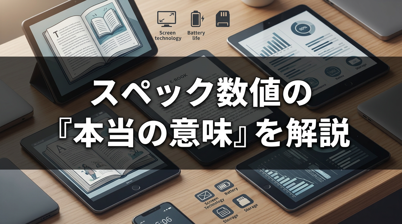 スペック数値の『本当の意味』を解説