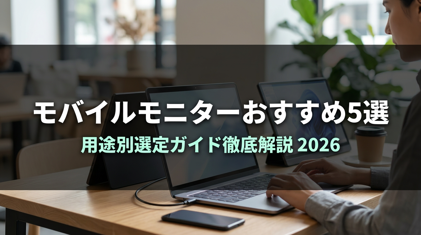 モバイルモニターおすすめ5選
