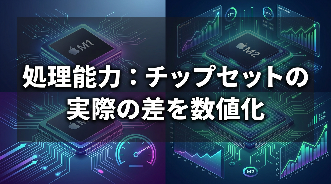処理能力：チップセットの実際の差を数値化