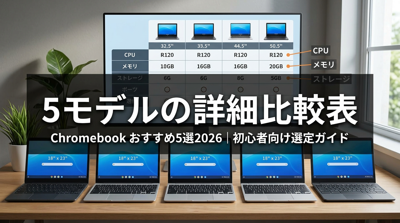 5モデルの詳細比較表