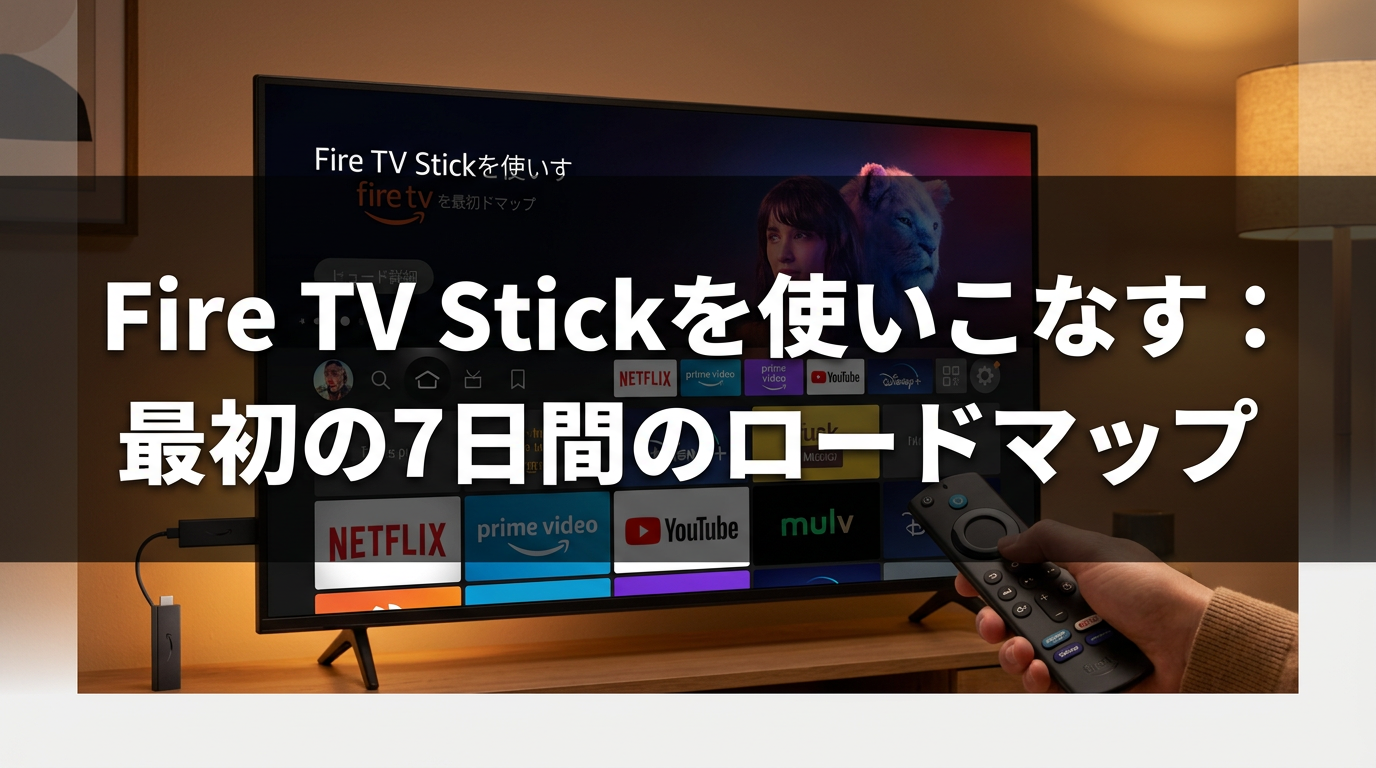 Fire TV Stickを使いこなす:最初の7日間のロードマップ